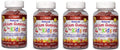 Coral Calcium Vitamin D3 Kids Gummy, Natural Cherry Flavor, Non GMO, Gluten-Free, Dairy-Free, Soy-Free and Gelatin Free - 300 mg of Calcium, and 800 IU of Vitamin D3-60 Gummies (4 Pack)