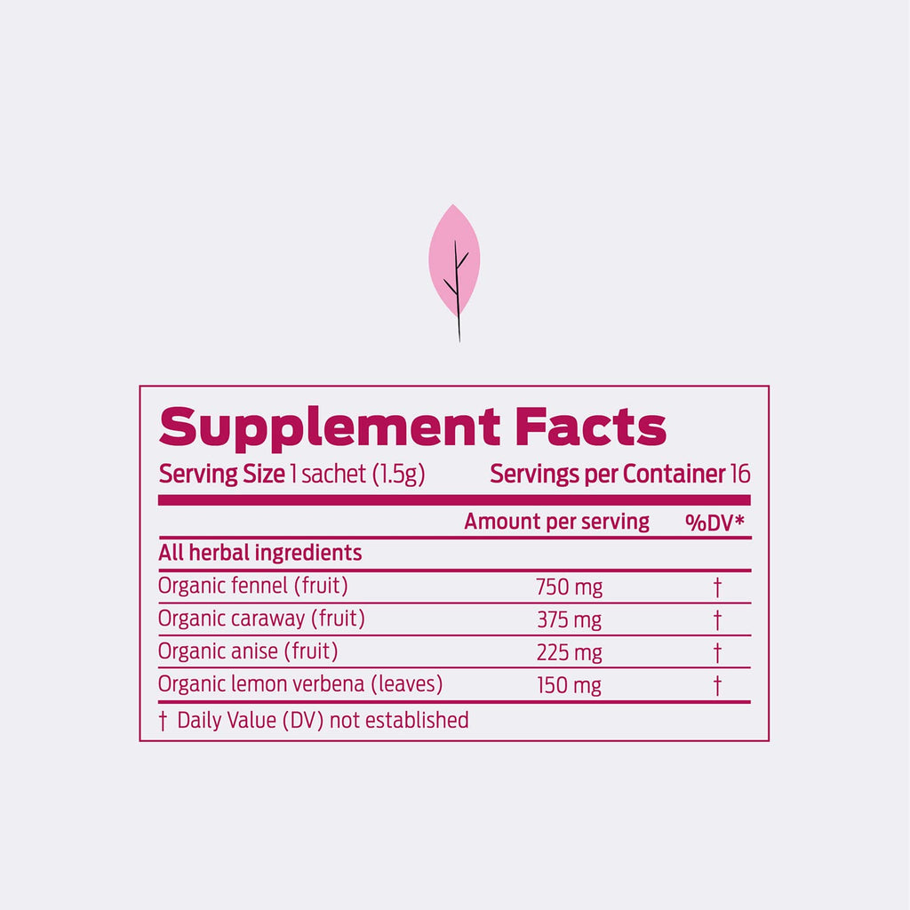 HELPS TEAS | Helps Nursing Mother Tea | Organic herbal blend of fennel, caraway, anise and lemon verbena that will help you during your breastfeeding period | 16 Tea Bags |
