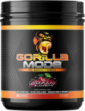 Gorilla Mode Pre Workout - Massive Pumps Laser Focus Energy Power - L-Citrulline, Creatine, L-Tyrosine, Betaine, Hydroprime, Alpha-GPC, 400mg Caffeine, Huperzine A - 812g (Cherry)