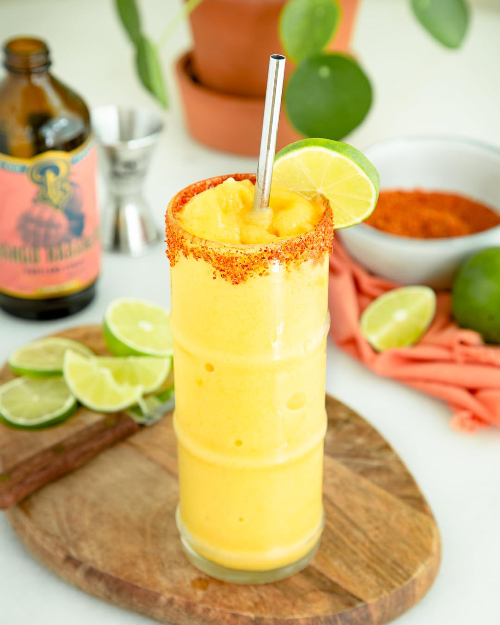Portland Syrups Mango Habanero Syrup - Bold Mango Flavor with a Fiery Habanero Kick - Premium Beverage Concentrate for Cocktails, Mocktails, Tea, and More - 12 oz with 12 Servings (Pack of 1)