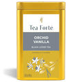 Tea Forte Orchid Vanilla Premium Loose Leaf Caffeinated Black Tea Blend Canister, Makes 35-50 Cups