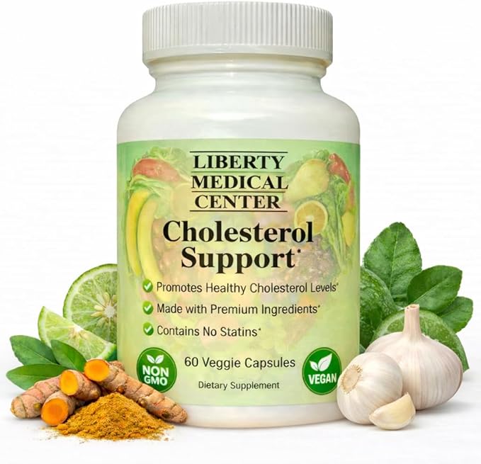 Cholesterol Formula by Dr. Rodney Malisos – Cholesterol Lowering Supplements for Heart & Liver Support with Bergamot, Berberine Garlic, Milk Thistle, Olive Leaf – 60 Capsules, 30 Days Supply