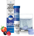 Seltz® Support Your Immune Function – Effervescent Vitamins with Vitamin C, Elderberry & Zinc for Daily Immune Support – Berries Flavor, 20 Tablets (Pack of 1)
