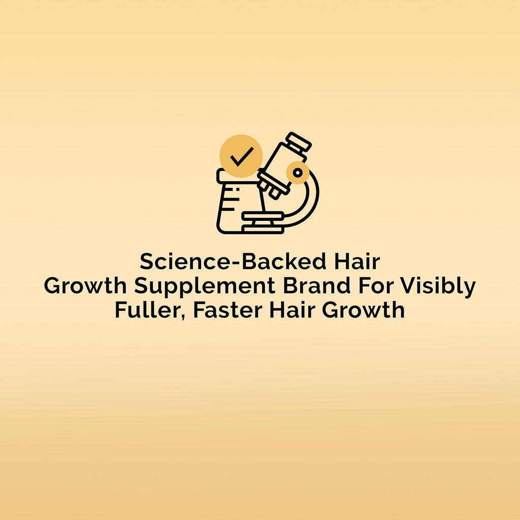 Hair Rush | Maxx Hair Growth & Anti Hair Loss Nutrient Solubilized Keratin Vitamin Supplement, 60 Tablets.