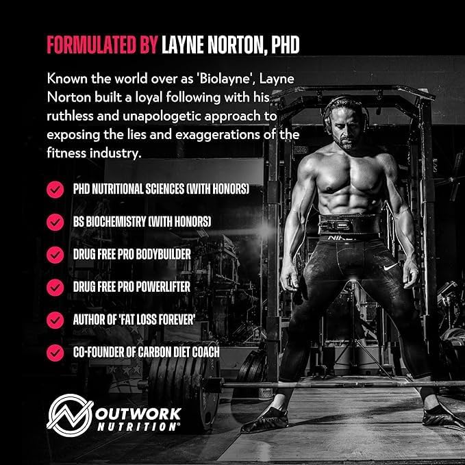 Outwork Nutrition Non-Stim Pre Workout Powder - Citrulline Malate, Beta-Alanine, Rhodiola Extract for Performance, Focus & Energy Boost - Preworkout for Men, Women (Caffeine Free, Tropical Candy)