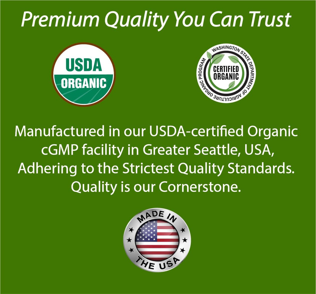 USDA Organic Blood Sugar Blend | Supports Healthy Metabolism* | with Bitter Melon, Moringa, Aloe Vera, Nopal, Papaya Extracts & More | 30-Day Supply | Vegan & Non-GMO | USA-Made