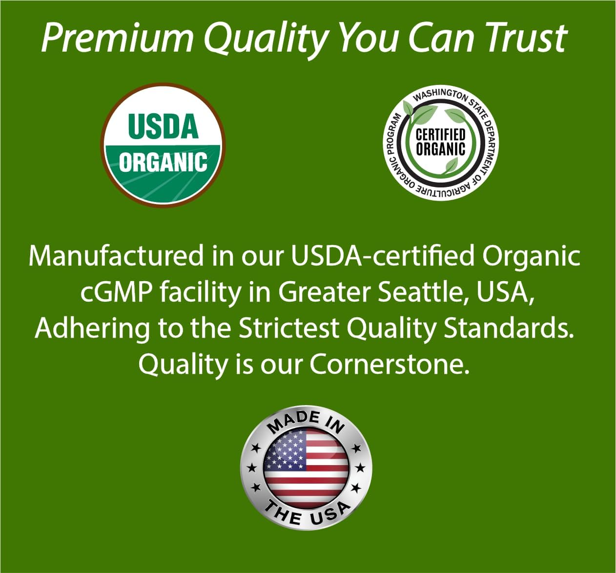USDA Organic Blood Sugar Blend | Supports Healthy Metabolism* | with Bitter Melon, Moringa, Aloe Vera, Nopal, Papaya Extracts & More | 30-Day Supply | Vegan & Non-GMO | USA-Made