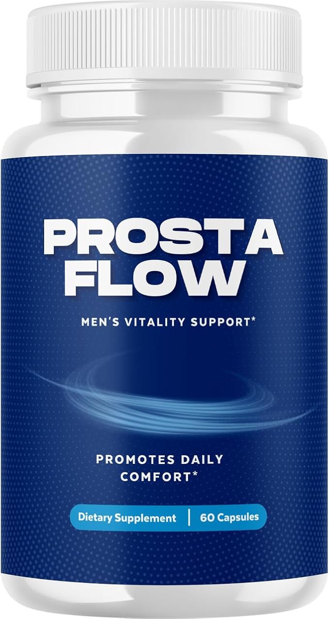ProstaFlow Capsules - Official Prosta Flow Prostate Health Supplement Support Pills Natural Ingredients - Maximum Strength, Premium Advanced Formula Health & Wellness, 60 Capsules for 1 Month