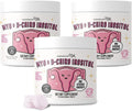 Legendairy Milk Pure Inositol Chewable Tablets - Myo-Inositol & D-Chiro Supplement for Hormonal Balance & Fertility Support - Ideal 40:1 Ratio - 30 Day Supply (Pack of 3)