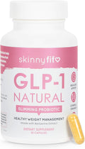 SkinnyFit - GLP-1 Natural Probiotic Supplement (30 Servings) - Weight & Fitness Goals - Cravings, Appetite & Digestion - Berberine & Probiotics - Non GMO, Gluten Free & Dairy Free - Beauty & Body Care