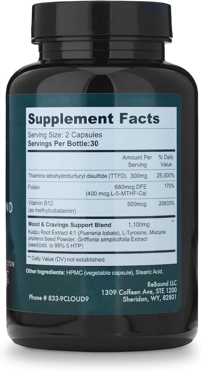 Cloud9 Rise & Unwind AM – Morning Wellness Supplement for Energy, Focus & Vitality Support – Daily Balance with Adaptogens, Brain Health Support & Hydration – Made in USA – 60 Capsules