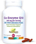 NEW ROOTS HERBAL CoQ10 Supplement Coenzyme Q10 (60 Softgels) 200 mg | Naturopathic Doctor Formulated for Heart Health & Energy Support | Made with Natural Fermentation