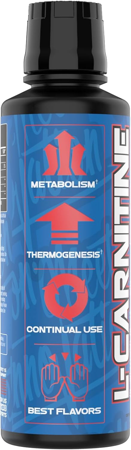 L-Carnitine 3000 Liquid | 3000 mg Carnitine Supplement | Zero Calorie Zero Sugar Keto Friendly for Men and Women – Great Tasting| 31 Servings (Patriot Pop, 16 fl. oz.)