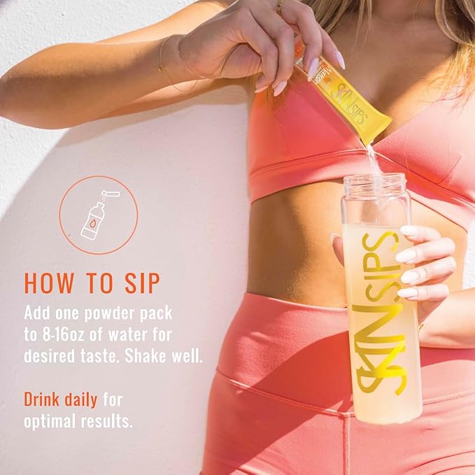 Skin Health & Energy Boost Drink Mix- Sugar Free, SOD B (TM), Antioxidants from French Melon Concentrate, On The Go Stick Packs, Mango, 30 Pack
