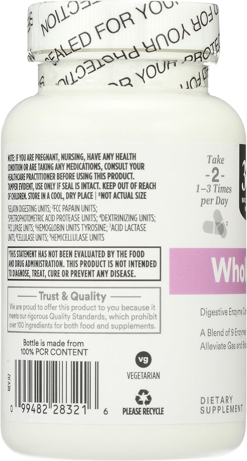 Whole Foods Market, Wholezyme, 180 Count (Pack of 2)