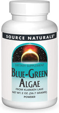 Source Naturals Blue-Green Algae from Klamath Lake, with Phycocyanin and Chlorophyll - 2oz Powder
