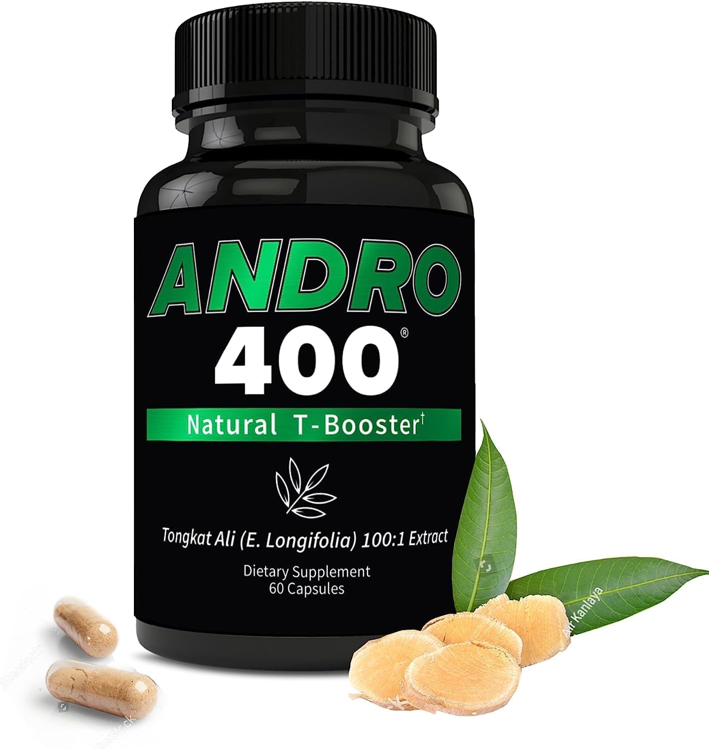 Original – Testosterone Support Supplement for Men & Women – Eurycoma Longifolia 100:1 Extract – Tongkat Ali Root – 300mg – 60 Capsules, 30-Day Supply