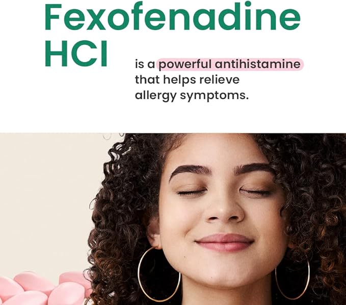 C'rcle Fexofenadine 180mg 24 Hour Allergy Relief Tablets - Non Drowsy Allergy Pills Medicine for All Day Relief - Antihistamine Fexofenadine Hydrochloride 180mg for Adults (150 Count)