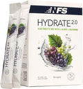 Hydrate 2.0 Electrolytes Hydration Powder Packets – Advanced Hydration & Recovery Formula with L-Alanyl-L-Glutamine | Faster Hydration & Performance Recovery | 20 Packets (Grape)