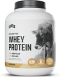Levels Grass Fed Whey Protein Powder, No Artificials, 24G of Protein, Cappuccino, 5LB