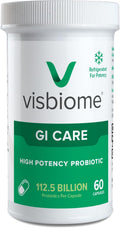 Visbiome® GI Care - High Potency Probiotic - 112.5 Billion CFU Live Probiotics, Original De Simone Formulation, Made in USA, 60 Capsules.