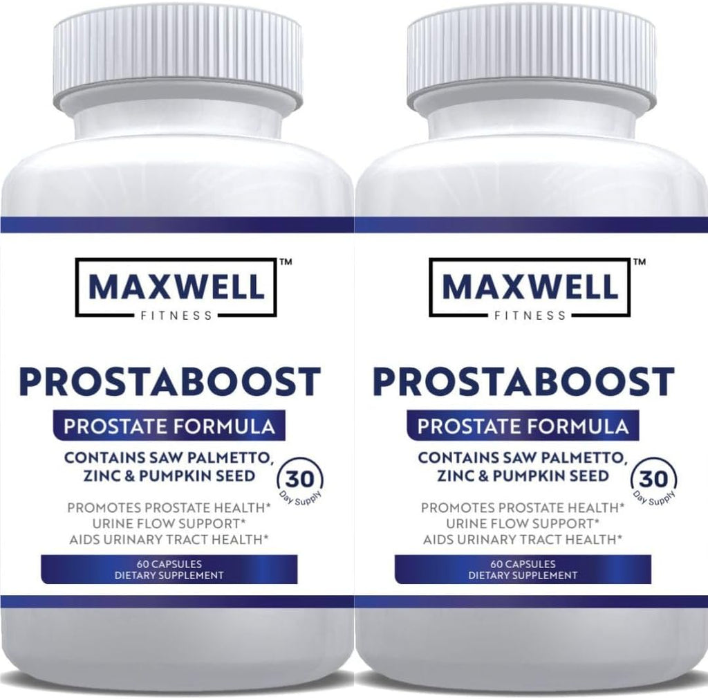PureProsta Boost Prostate Support Supplement with Saw Palmetto, Zinc, Pumpkin Seed Herbal Blend Promotes Prostate Health, Urine Flow Support, and Urinary Tract Health - 120 Capsules