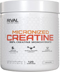 RIVAL NUTRITION Micronized Creatine Monohydrate 624g - 120 Serv.