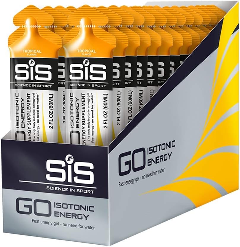 SIS Isotonic Energy Gels, 22g Fast Acting Carbohydrates, Performance & Endurance Sport Nutrition for Athletes, Energy Gels for Running, Cycling, Triathlon, Pineapple - 2 oz - 30 Pack