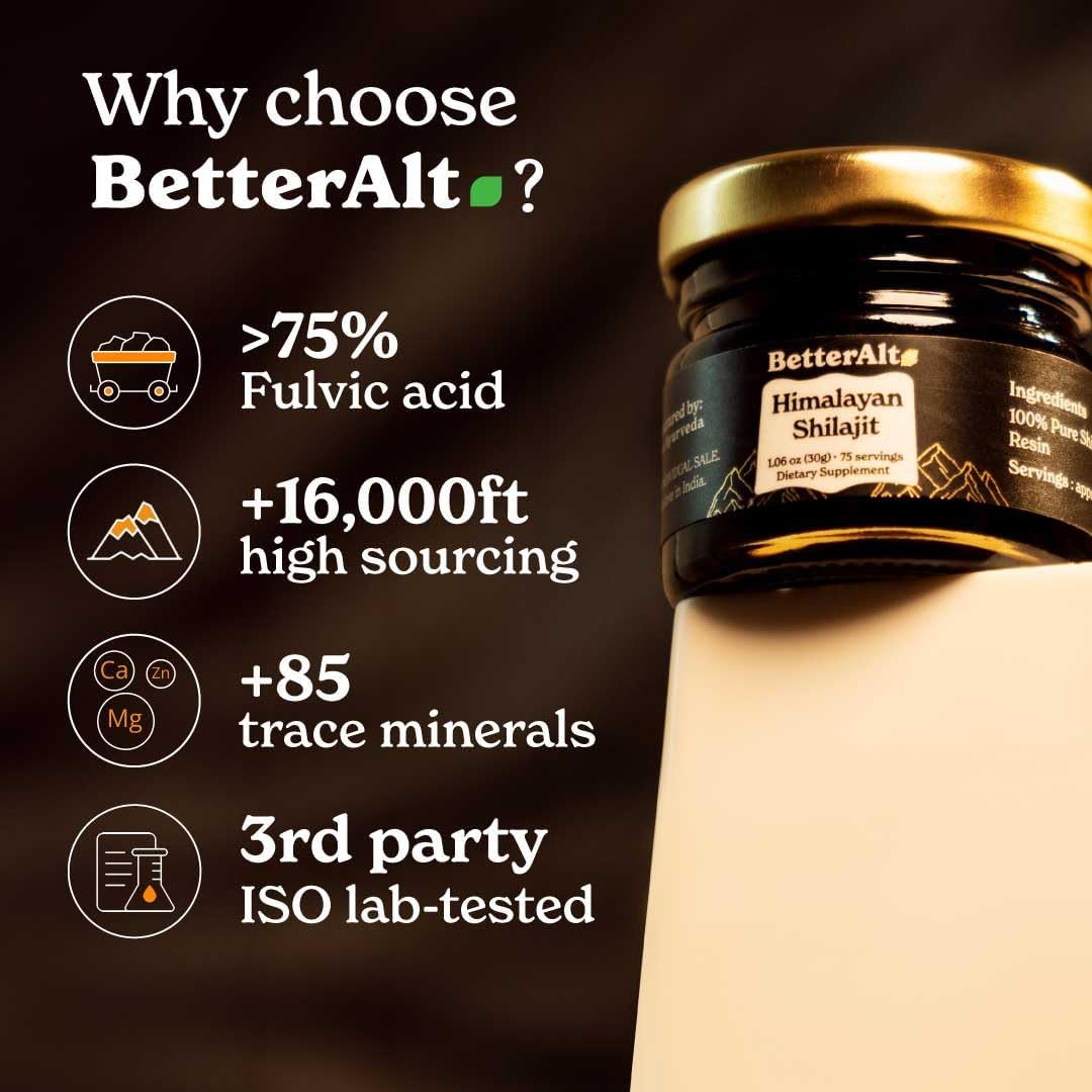 Pure Himalayan Shilajit Resin Pack of 2 High Potency Gold Grade 150 Servings for Energy Boost & Immune Support, 85+ Trace Minerals, 75%+ Fulvic Acid, with Lab Test Report,400 mg