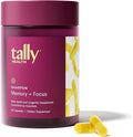 Tally Health Sharpen – Brain Supplement for Focus, Memory & Long-Term Cognitive Support | 1000mg Taurine, Choline & B-Complex | Vegan, Non-GMO, Nootropic for Cellular Brain Health