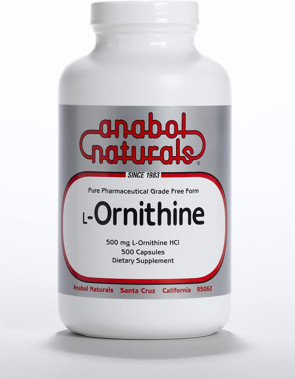 L-Ornithine 500 Capsules 500mg Free Form