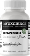 Magnesium L-Threonate + Mag Acetyl-Taurate (ATA Mag) + Mag Glycinate | Promotes Cognitive Well-Being, Enhanced Memory, Mental Clarity and Overall Brain Function | 120 Capsules