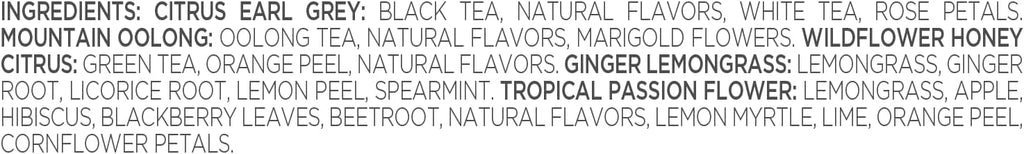 Tea Forte Demoiselle Premium Tea Presentation Box Tea Gift Sampler, 20 Count, 2 of Each Variety Individually Wrapped Handcrafted Pyramid Infuser Bags