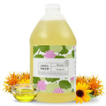 Organic Naturals Massage Oil by Lotus Touch - 100% Certified Organic - High Glide, Easy Workability - Pure Flax Seed, Olive Oil, Jojoba Oil, Shea Butter, Vitamin E Nourish and Protect Skin 1/2 Gallon