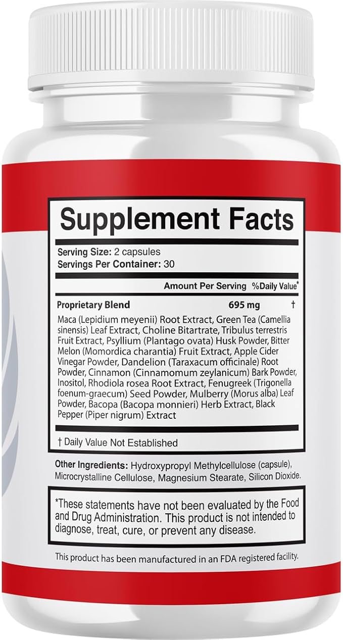 SugarProtect Capsules - Official Sugar Protect Advanced Formula Balance Support Supplement Premium All Natural Multivitamin for Overall Health & Wellness, 60 Capsules for 1 Month