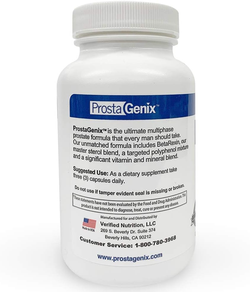 Multiphase Prostate Supplement Capsule -3 Bottles- Featured on Larry King Investigative TV Show - Over 1 Million Sold - End Nighttime Bathroom Trips, Urgency, Frequent Urination.