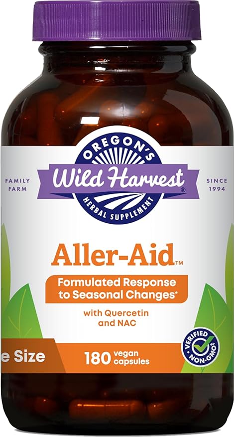 Oregon's Wild Harvest Aller-Aid with Quercetin Supplement - 180 Count