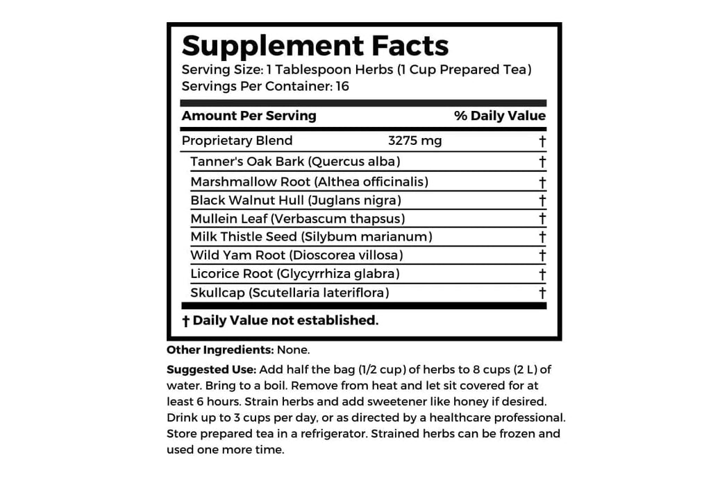 Dr. Clark Store Liver Support Tea – 1 Cup, Supports Liver Detox & Health
