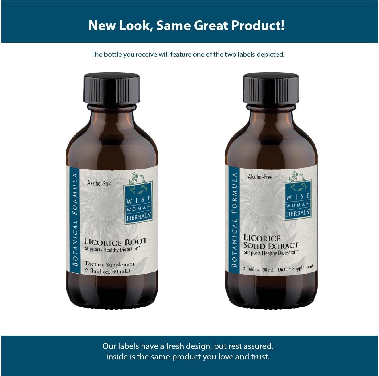 Wise Woman Herbals Licorice Root Solid Extract 4:1, Alcohol-Free, Herbal Digestive & Stomach Comfort, Adrenal Balance, Immune & Respiratory Support, Supports a Healthy Inflammatory Response, 8 Fl Oz