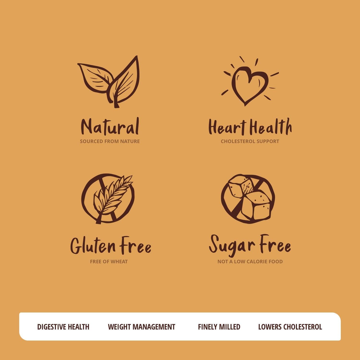 Sugar-Free Psyllium Husk Fiber Powder, Chocolate Flavored 19 oz