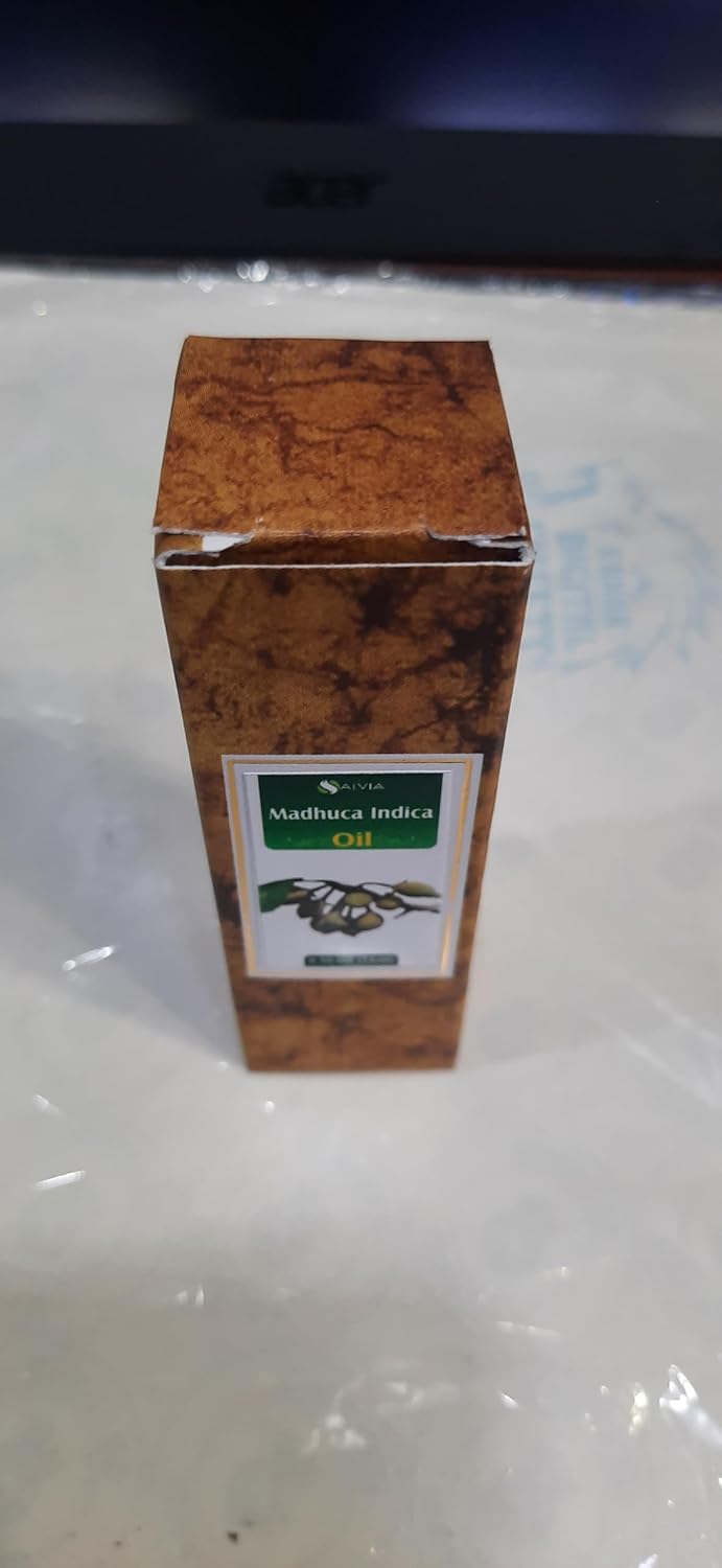 Madhuca Indica Oil (Mahua) Natural & Pure Undiluted Uncut Cold Pressed Carrier Oil Perfect for Aromatherapy Therapeutic Grade - 15 ML