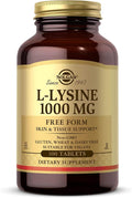 Solgar L-Lysine 1000 mg, 100 Tablets - Enhanced Absorption and Assimilation - Promotes Integrity of Skin and Lips - Collagen Support - Amino Acids - Non GMO, Vegan, Gluten Free - 100 Servings