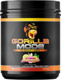 Gorilla Mode Pre Workout - Massive Pumps Laser Focus Energy Power - L-Citrulline, Creatine, L-Tyrosine, Betaine, Hydroprime, Alpha-GPC, 400mg Caffeine, Huperzine A - 784g (Pink Lemonade)