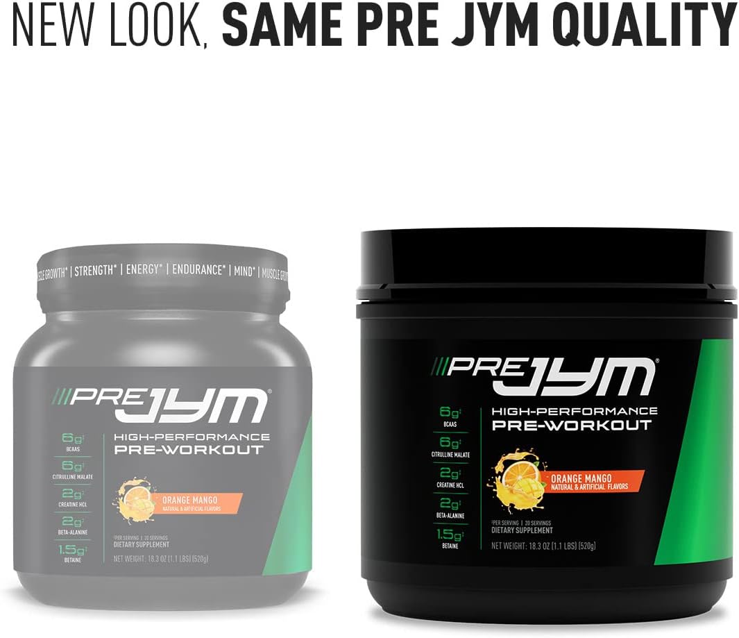 PRE JYM 30 Servings - Orange Mango