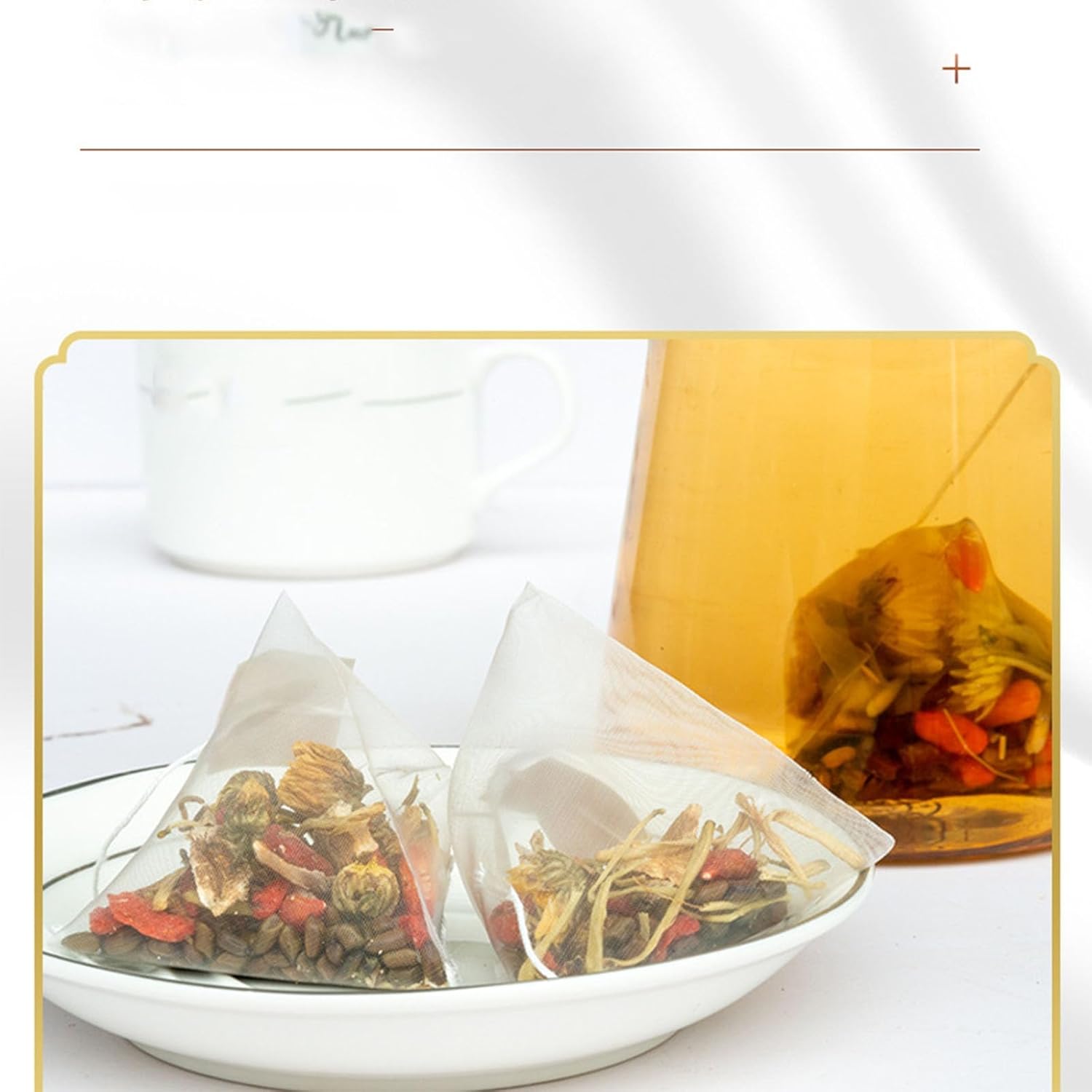 Liver Tea Formula Chrysanthemum,Dandelion Wolfberry Tea,Chrysanthemum Cassia Seed,Te De Higado Crisantemo,Te Chino Para Limpiar El HíGado Graso (10PC)
