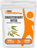 BulkSupplements.com Chasteberry Extract Powder - from Vitex Berry, Herbal Supplement - Vegan & Gluten Free, 500mg per Serving, 1kg (2.2 lbs) (Pack of 1)