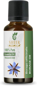 Borage Oil 100% Pure Undiluted Natural Uncut Therapeutic Grade Cold Pressed Carrier Oils for Skin, Hair and Aromatherapy 1000ML