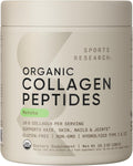 Sports Research Premium Collagen Peptides Powder and Organic Matcha Green Tea - Collagen Powder Protein Supplement with Japanese Matcha and Amino Acids - Gluten Free, Non-GMO, Sugar Free