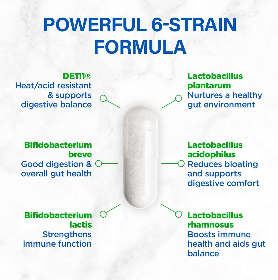 BioTrust Pro-X10 2.0 Probiotic Supplement - Probiotics for Digestive Health with Prebiotics - Immune System Support and GI Health - Free from Gluten, Soy and Dairy, Non GMO - 60 Capsules
