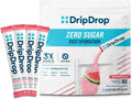 DripDrop Sugar Free Hydration Packets - Zero Watermelon - Single Serve Electrolytes Powder Drink Mix - Non-GMO, Gluten Free, Vegan - 32 Sticks